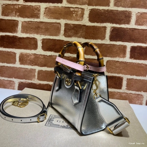 First bag ru Gucci mini bag Diana tote 0801